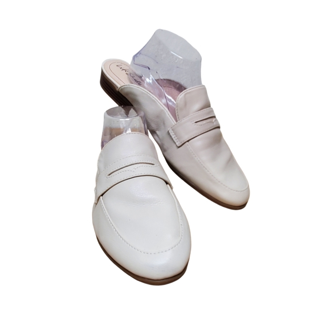 LifeStride Beige Off-White Slide Mule Margot Shoes Size 11